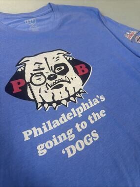 Ebbets Field Flannels Philadelphia Bulldogs T Shirt M NWT Continental Football